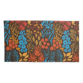 Floral doles donker kussensloop (Achterkant-Rechts)