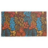 Floral doles donker kussensloop (Voorkant-Rechts)