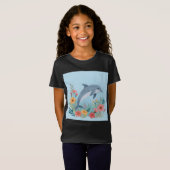 Floral Dolphin T-shirt (Voorkant volledig)