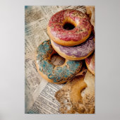 Floral Donut Poster (Voorkant)