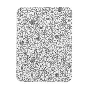 Floral Doodle Magneet