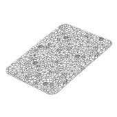 Floral Doodle Magneet (Linkerzijde)