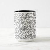 Floral Doodle Mok (Midden)