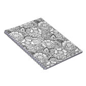 Floral Doodle Pattern Notitieboek (Rechterzijde)