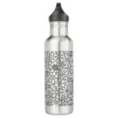 Floral Doodle Waterfles (Rechts)