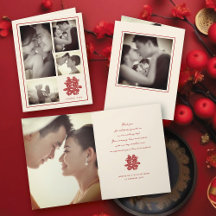 Floral Double Happiness Chinese Wedding 4 Foto