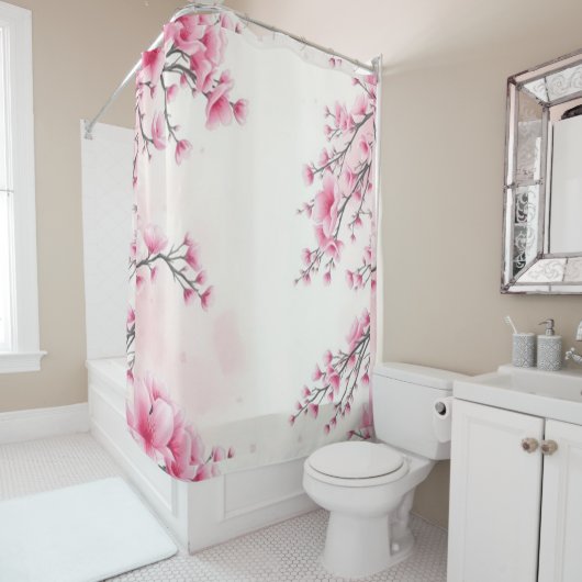 Floral Douchegordijn (In situ)