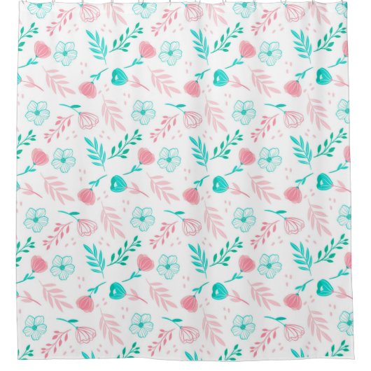 Floral Douchegordijn (Voorkant)