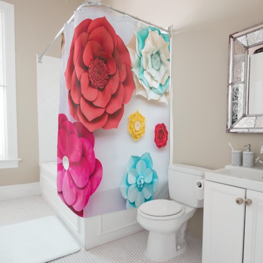 Floral Douchegordijn (In situ)