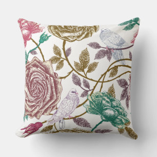 Floral Dove Pillow Kussen