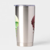 Floral Downpour Bloomfall Sheltered by Spring Wher Geïsoleerde Drinkbeker (Rechts)