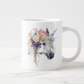 Floral Dprimed Unicorn Grote Koffiekop (Rechts)