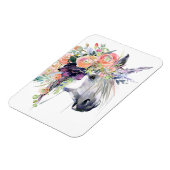 Floral Dprimed Unicorn Magneet (Linkerzijde)
