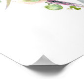 Floral Dprimed Unicorn Poster (Hoek)