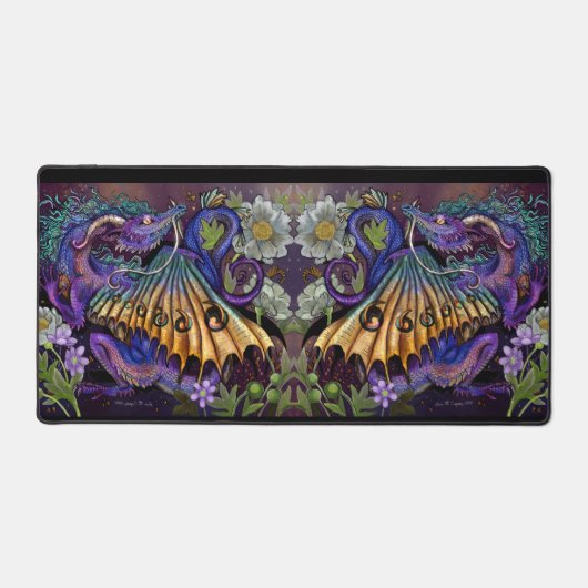 Floral Dragon Bureaumat (Voorkant)