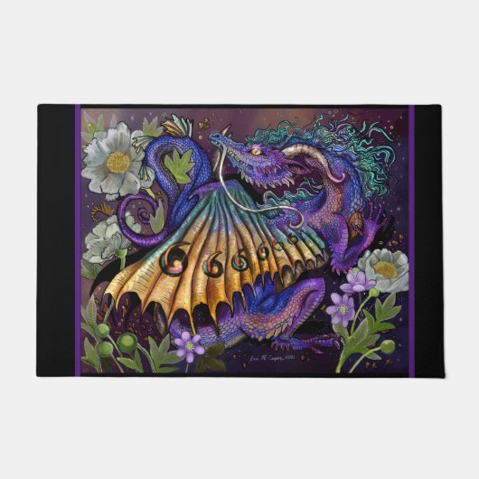 Floral Dragon Deurmat (Voorkant)