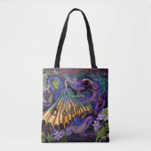 Floral Dragon Tote Bag (Voorkant)
