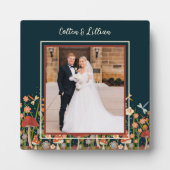 Floral Dragonfly Paddenstoelen Foto Gepersonalisee Fotoplaat (Voorkant)