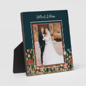 Floral Dragonfly Paddenstoelen Foto Gepersonalisee Fotoplaat (Voorkant)