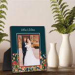 Floral Dragonfly Paddenstoelen Foto Gepersonalisee Fotoplaat<br><div class="desc">Leuke Moderne Bloemen Wildflower Mushroom Ezel Fotobericht Plaque- kleurrijke en stijlvolle kunstwerk perfect voor koppels. Deze leuke gepersonaliseerde foto ezel plaquettes maken geweldige bijgerechten voor familie, vrienden, collega's, leraren, enz.. Het perfecte cadeau voor je Valentijn. Modernere, bloemige en motivatie plaquettes in mijn winkel. Zazzle biedt volumekortingen als u wat Inspirivity...</div>