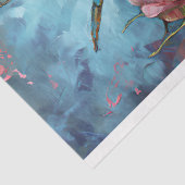 Floral Dragonfly Pastel ETHERISCHE grillig Tissuepapier (Detail)