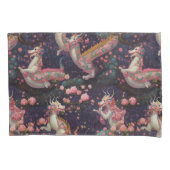 Floral Dragons Kussensloop (Voorkant-Links)