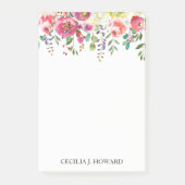 Floral Draped Wreath Post-it Notes (Voorkant)