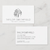 Floral Drawing Visitekaartje (Voorkant / Achterkant)