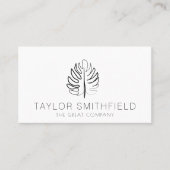 Floral Drawing Visitekaartje (Voorkant)