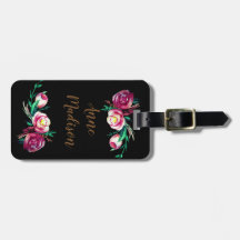 Floral Dream Custom Bagagelabels