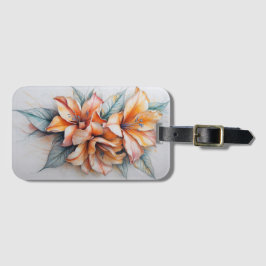 Floral Dream Design Levendig artwork Bagagelabel