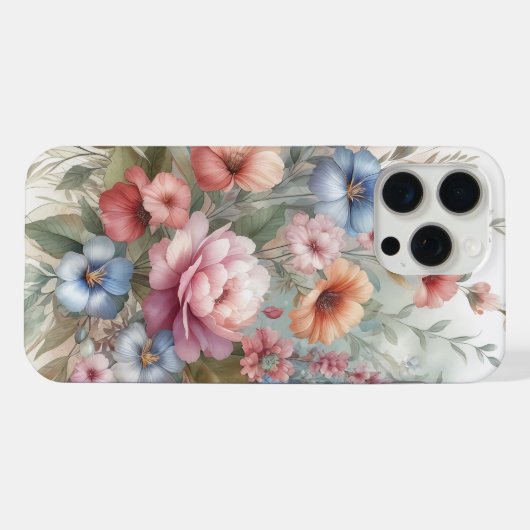 Floral Dream iPhone Hoesje (Achterkant horizontaal)