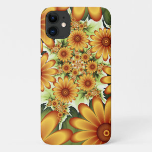 Floral Dream, Moderne Abstracte bloem Fractal Art Case-Mate iPhone Case