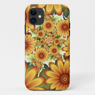 Floral Dream, Moderne Abstracte bloem Fractal Art Case-Mate iPhone Case
