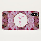 Floral Dream Monogram iPhone Case (Achterkant (horizontaal))