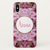 Floral Dream Monogram iPhone Case (Achterkant)