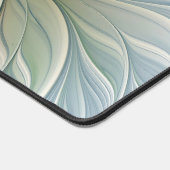 Floral Dream Pattern Abstract Blue Khaki Fractal Bureaumat (Hoek)