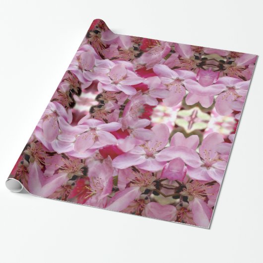 Floral Dream Wrapping Paper, 30 in x 6 ft Cadeaupapier (Uitgerold)