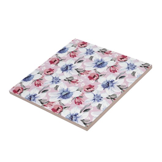 Floral Dreams #2 in Susiejayne Tegeltje (Zijkant)