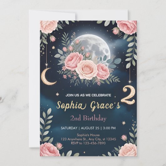 Floral Dreams for Two Kaart (Voorkant)