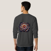 Floral Dreams: grillige T-shirt Design (Achterkant volledig)