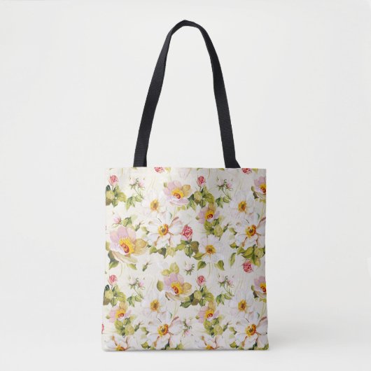 Floral Dreams Number 8 in Susiejayne Canvas tas (Voorkant)