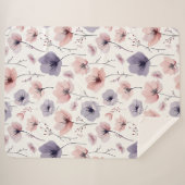Floral Dreams Sherpa Deken (Voorkant (horizontaal))