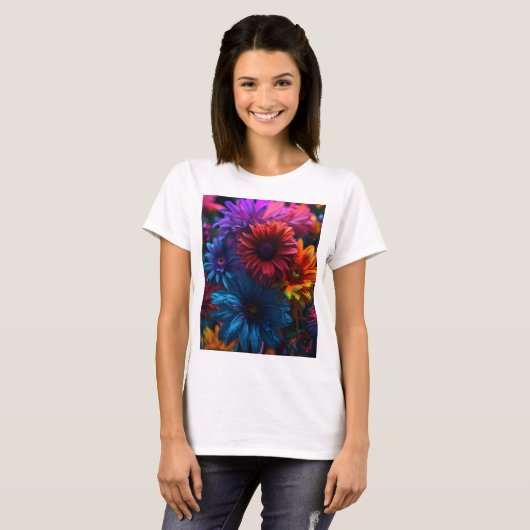 Floral Dreamscape T-shirt (Voorkant volledig)