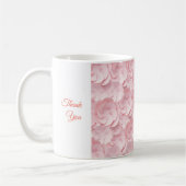 Floral Drinkware Dank u Mok Zacht Roze Kleur (Links)