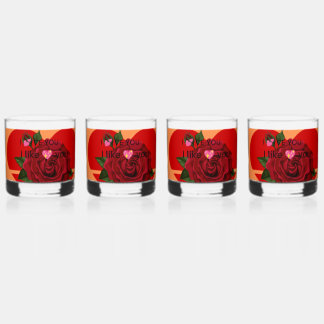 Floral Drinkware Elegant servies  ontwerp Whisky Glas