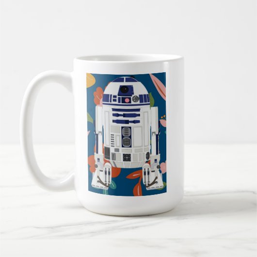 Floral Droid Koffiemok (Links)