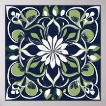 Floral - Druck, Hochwertiges Poster-Papier (Matt)