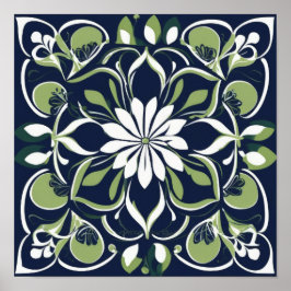 Floral - Druck, Hochwertiges Poster-Papier (Matt) Poster