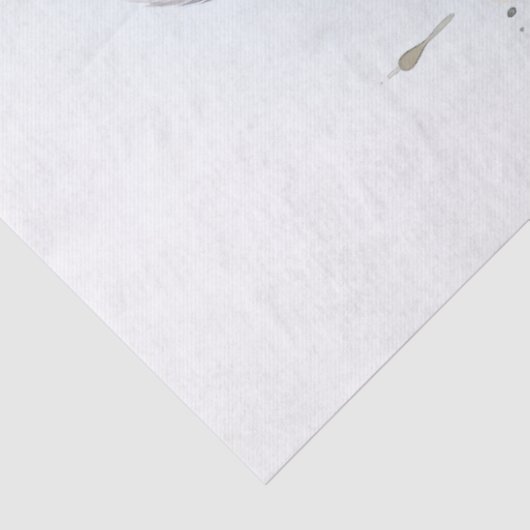 Floral Duck Waterverf Tissuepapier (Detail)